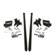 Traction Bars For 2017.5-2022 Ford Powerstroke 6.7L F350 SRW (CCLB)-Kingsport Grey HSP Diesel - HSP Diesel