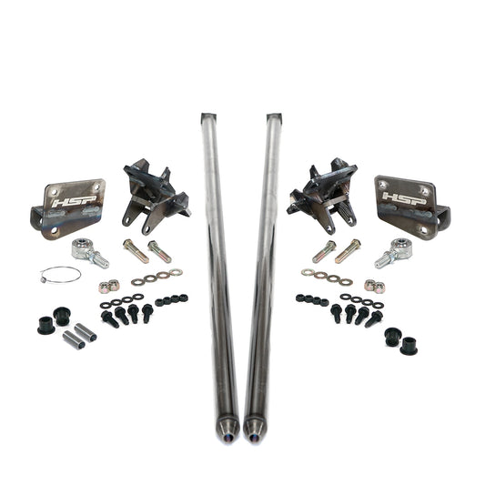 Traction Bars For 2017.5-2022 Ford Powerstroke 6.7L F350 SRW (CCLB)-Raw HSP Diesel