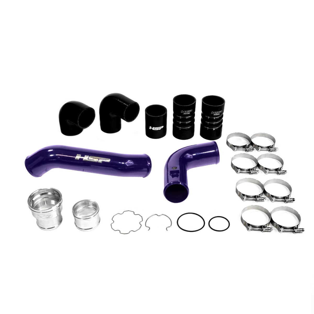Intercooler Bundle Kit For 2011-2022 Ford Powerstroke F250/350 6.7L-Illusion Purple HSP Diesel