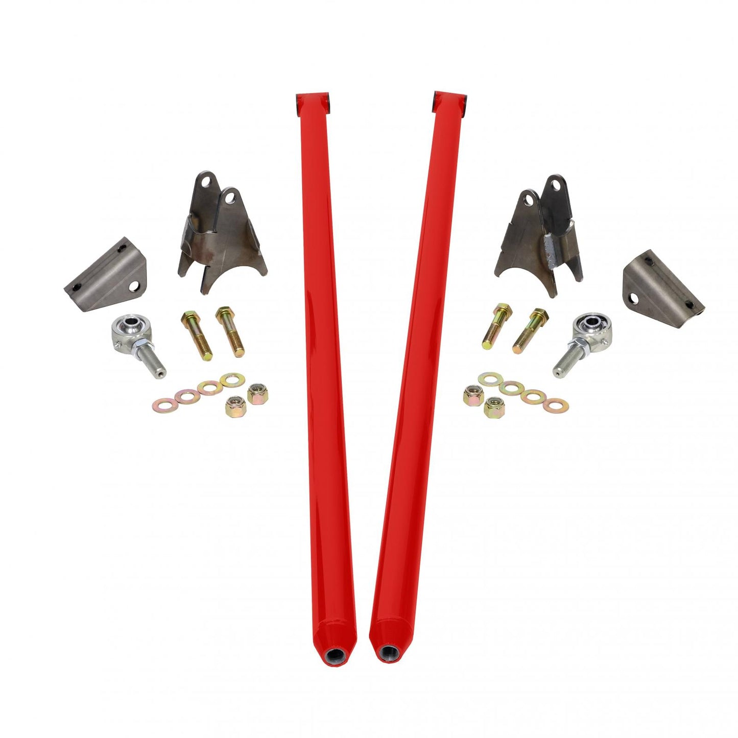 77 Inch Universal Traction Bars For Offset Leafspring 4 Inch Axle-Flag Red HSP Diesel - HSP Diesel