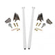 77 Inch Universal Traction Bars For Offset Leafspring 4 Inch Axle-Polar White HSP Diesel - HSP Diesel