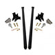 58 Inch Universal Traction Bars For Inline Leafspring 4 Inch Axle-Silk Satin Black HSP Diesel - HSP Diesel