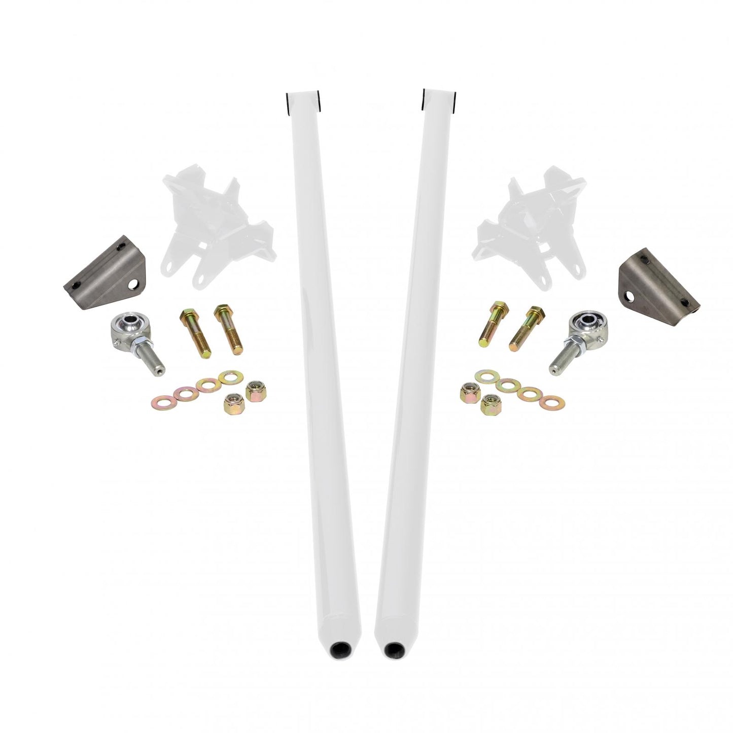 58 Inch Universal Traction Bars For Inline Leafspring 4 Inch Axle-Polar White HSP Diesel - HSP Diesel