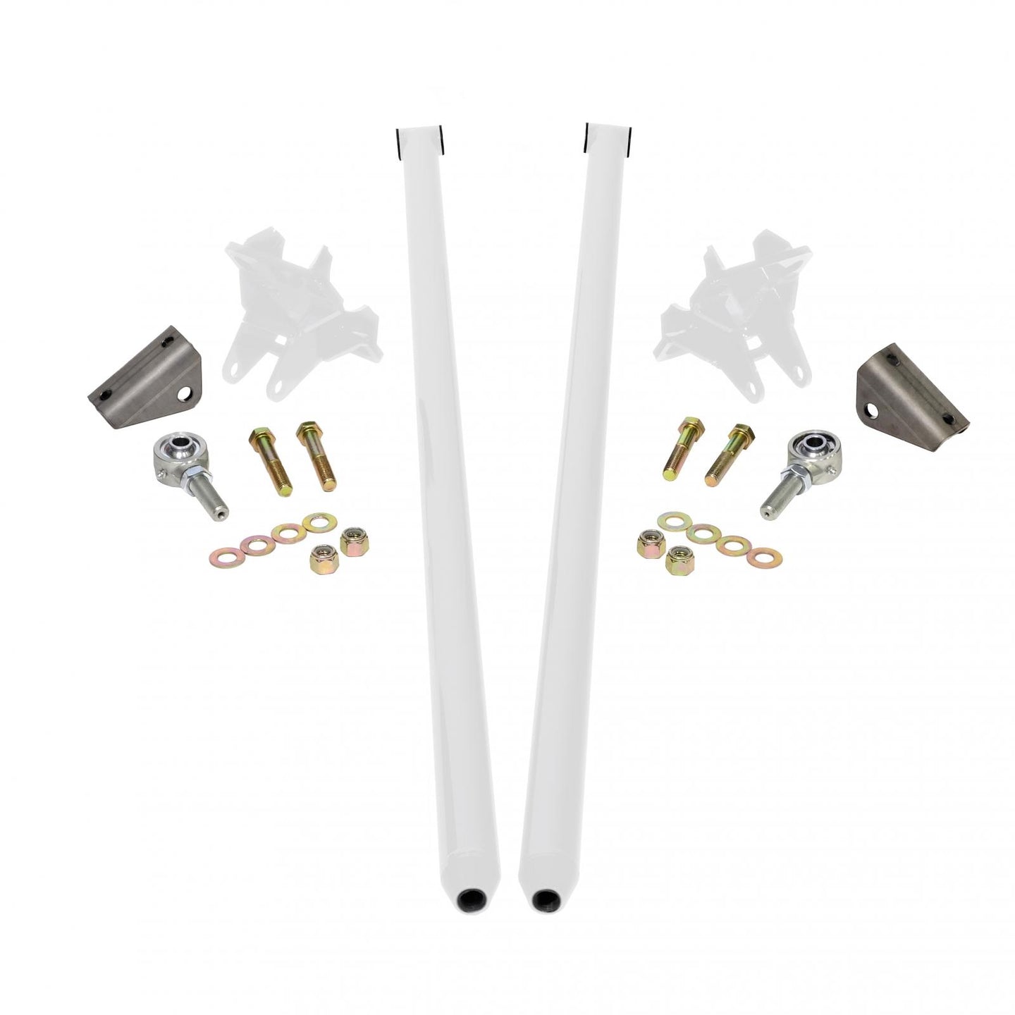 77 Inch Universal Traction Bars For Inline Leafspring 4 Inch Axle-Polar White HSP Diesel - HSP Diesel