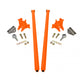 80 Inch Universal Traction Bars For Inline Leafspring 4 Inch Axle-M&M Orange HSP Diesel - HSP Diesel