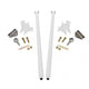 80 Inch Universal Traction Bars For Inline Leafspring 4 Inch Axle-Polar White HSP Diesel - HSP Diesel