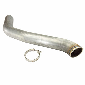 compare product Dodge Downpipe and Clamp For 94-02 5.9L Cummins 4 in. HX40 Style Industrial Injection