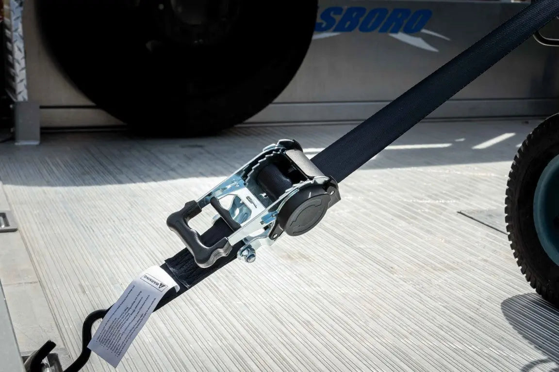 Heavy Duty 2 inch Auto Retractable Ratchet Strap BulletProof Hitch BulletProof Hitches