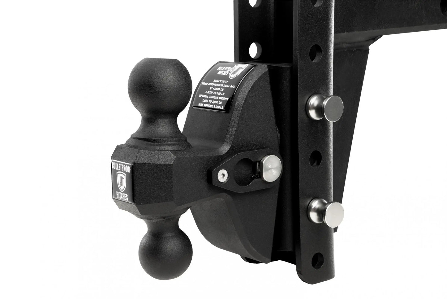 Heavy Duty Road Suppressor Dual Ball BulletProof Hitch BulletProof Hitches
