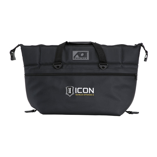 24Pk Carbon Ao Cooler W/Standard Logo Icon Vehicle Dynamics Icon Vehicle Dynamics