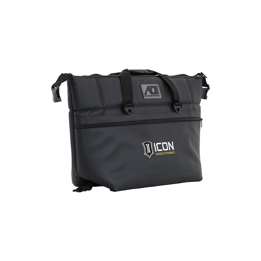 24Pk Carbon Ao Cooler W/Standard Logo Icon Vehicle Dynamics Icon Vehicle Dynamics