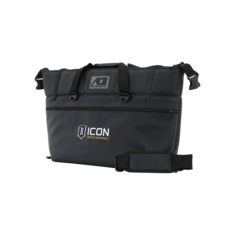 24Pk Carbon Ao Cooler W/Standard Logo Icon Vehicle Dynamics Icon Vehicle Dynamics