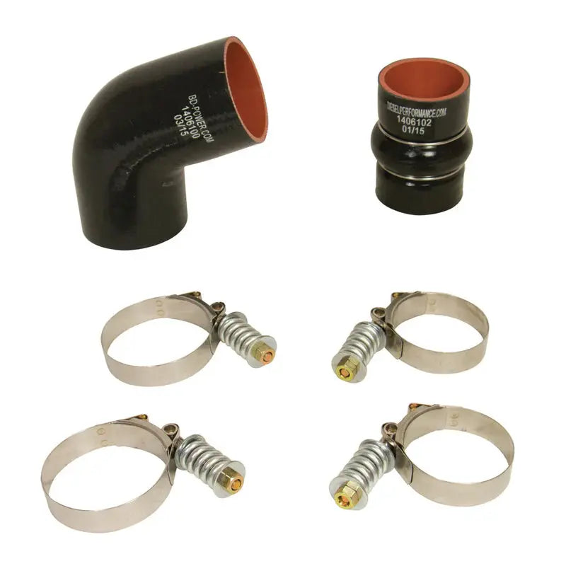 Intercooler Hose & Clamp Kit Chevy Duramax (Driver's Side) 2006-2010 BD Diesel