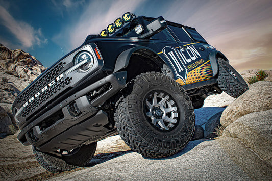 2021-2023 Ford Bronco Non-Sasquatch 3-4 Inch Lift Suspension System Tubular Icon Vehicle Dynamics