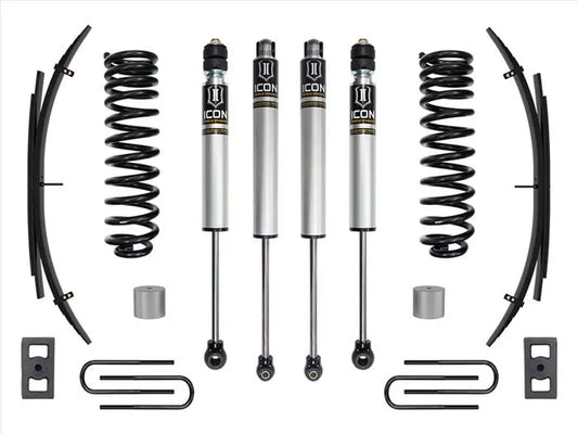 ICON 2023-2024 Ford F-250/F-350 Super Duty 4WD Diesel 2.5" Lift Stage 1 Suspension System w/ Expansion Packs K62561L. - TAMELESS PERFORMANCE