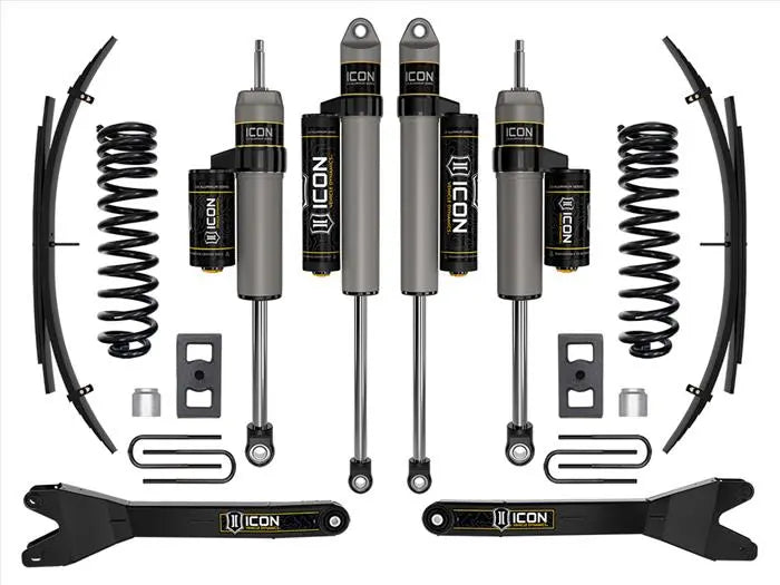 ICON 2023-2024 Ford F-250/F-350 Super Duty 4WD Diesel 2.5" Lift Stage 2 Suspension System w/ Radius Arms and Expansion Packs K62562RL. - TAMELESS PERFORMANCE