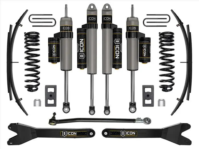 ICON 2023-2024 Ford F-250/F-350 Super Duty 4WD Diesel 2.5" Lift Stage 3 Suspension System w/ Radius Arms and Expansion Packs K62563RL. - TAMELESS PERFORMANCE