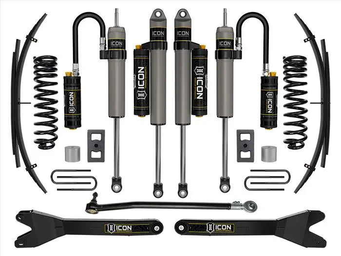 ICON 2023-2024 Ford F-250/F-350 Super Duty 4WD Diesel 2.5" Lift Stage 4 Suspension System w/ Radius Arms and Expansion Packs K62564RL. - TAMELESS PERFORMANCE