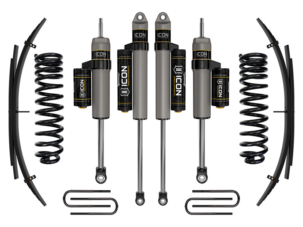 2011-2016 Ford F-250/F-350 Super Duty 4WD Diesel 2.5 Inch Lift Suspension System W/ Expansion Packs Icon Vehicle Dynamics Icon Vehicle Dynamics
