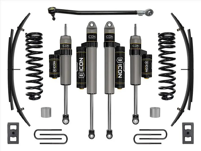 ICON 2023-2024 Ford F-250/F-350 Super Duty 4WD Gas 2.5" Lift Stage 3 Suspension System w/ Expansion Packs K62593L. - TAMELESS PERFORMANCE