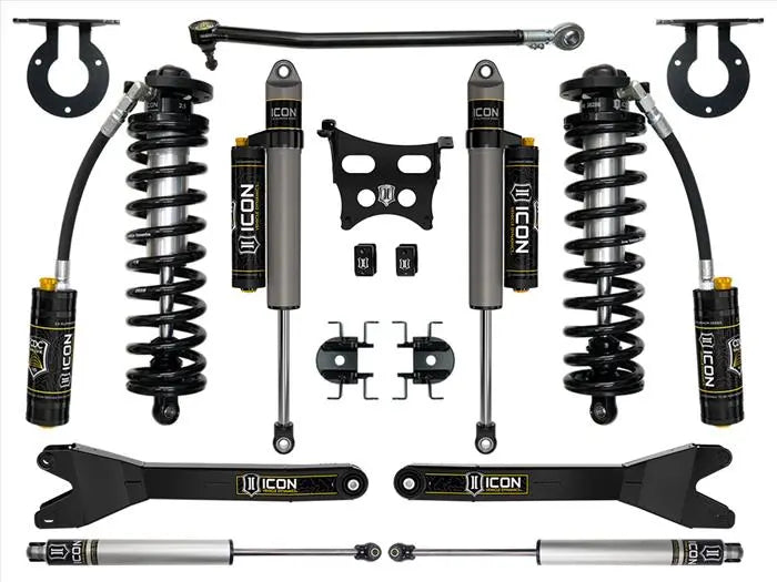 ICON 2023-2024 Ford F-250/F-350 Super Duty 4WD 2.5-3" Lift Stage 4 Coilover Conversion System with Radius Arms K63164R. - TAMELESS PERFORMANCE