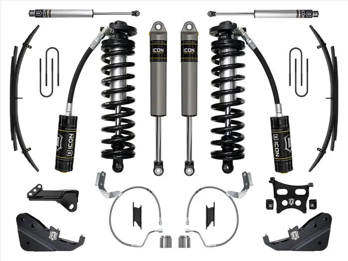 ICON 2023-2024 Ford F-250/F-350 Super Duty 4WD 4-5.5" Lift Stage 3 Coilover Conversion System w/ Expansion Packs K63173L. - TAMELESS PERFORMANCE