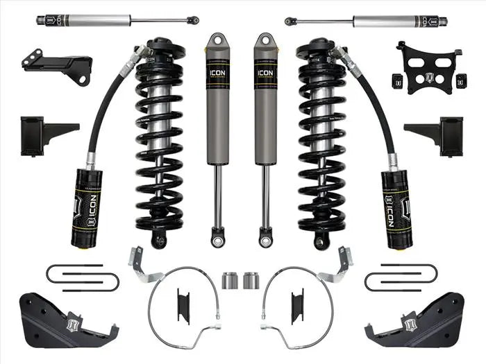 ICON 2023-2024 Ford F-250/F-350 Super Duty 4WD 4-5.5" Lift Stage 3 Coilover Conversion System K63173. - TAMELESS PERFORMANCE