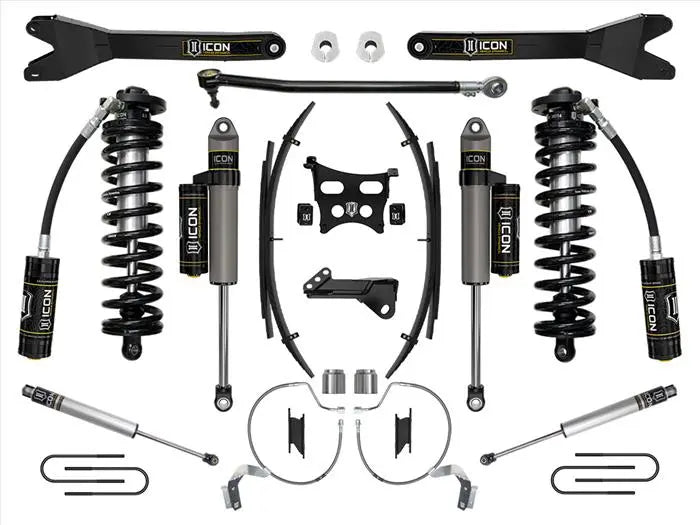 ICON 2023-2024 Ford F-250/F-350 Super Duty 4WD 4-5.5" Lift Stage 4 Coilover Conversion System w/ Radius Arms & Expansion Packs K63174RL. - TAMELESS PERFORMANCE