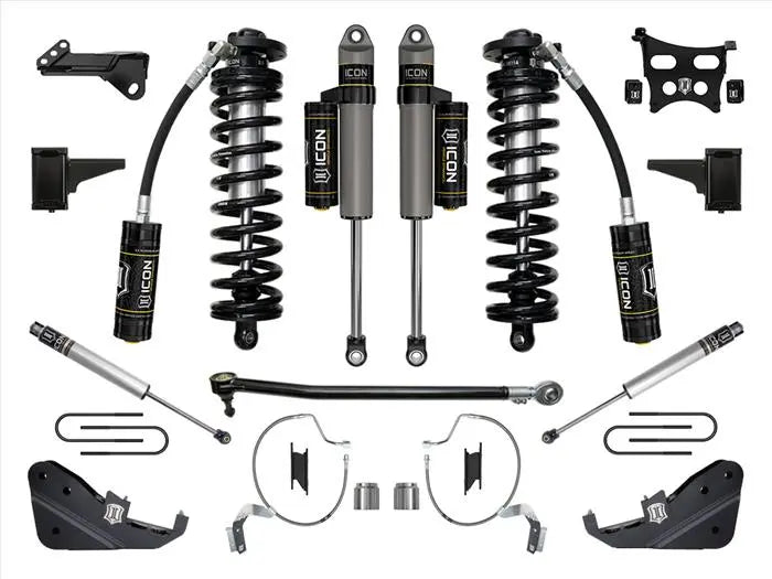 ICON 2023-2024 Ford F-250/F-350 Super Duty 4WD 4-5.5" Lift Stage 4 Coilover Conversion System K63174. - TAMELESS PERFORMANCE