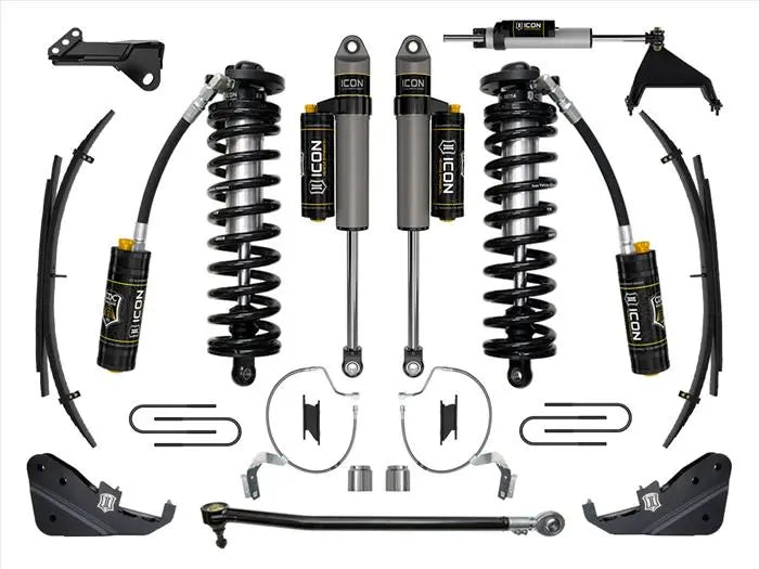 ICON 2023-2024 Ford F-250/F-350 Super Duty 4WD 4-5.5" Lift Stage 5 Coilover Conversion System w/ Expansion Packs K63175L. - TAMELESS PERFORMANCE