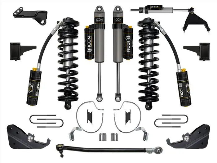 ICON 2023-2024 Ford F-250/F-350 Super Duty 4WD 4-5.5" Lift Stage 5 Coilover Conversion System K63175. - TAMELESS PERFORMANCE