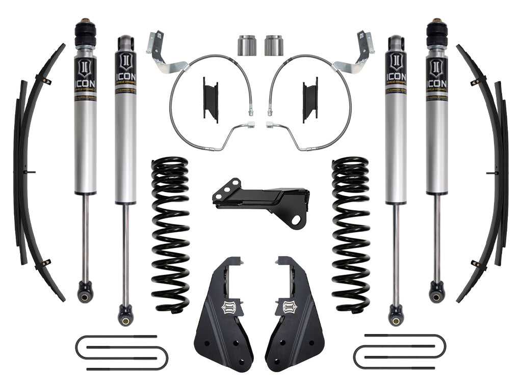 2023-2025 Ford F-250/F-350 Super Duty 4WD Gas 4.5 Inch Lift Suspension System W/ Expansion Packs Icon Vehicle Dynamics Icon Vehicle Dynamics