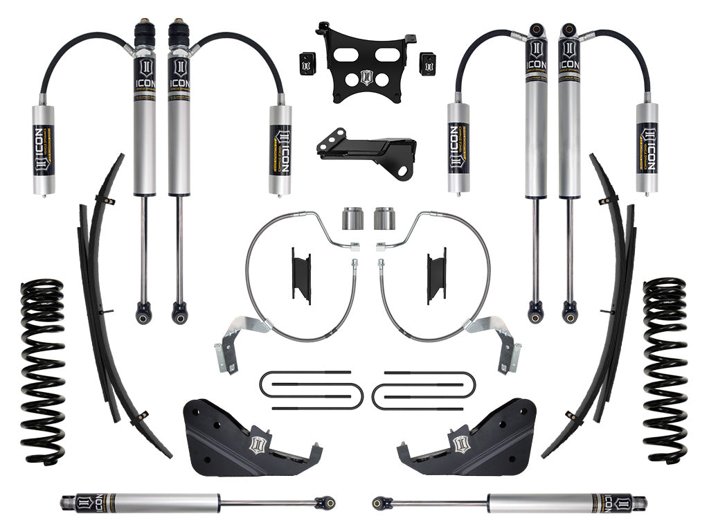 2023-2025 Ford F-250/F-350 Super Duty 4WD Gas 4.5 Inch Lift Suspension System W/ Expansion Packs Icon Vehicle Dynamics Icon Vehicle Dynamics