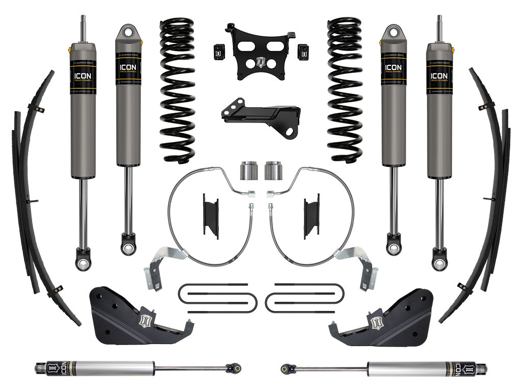 2023-2025 Ford F-250/F-350 Super Duty 4WD Gas 4.5 Inch Lift Suspension System W/ Expansion Packs Icon Vehicle Dynamics Icon Vehicle Dynamics