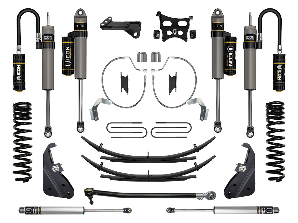 2023-2025 Ford F-250/F-350 Super Duty 4WD Gas 4.5 Inch Lift Suspension System W/ Expansion Packs Icon Vehicle Dynamics Icon Vehicle Dynamics