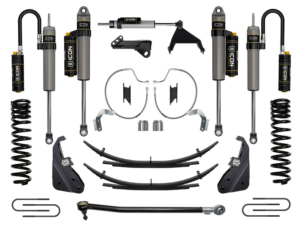 2023-2025 Ford F-250/F-350 Super Duty 4WD Gas 4.5 Inch Lift Suspension System W/ Expansion Packs Icon Vehicle Dynamics Icon Vehicle Dynamics