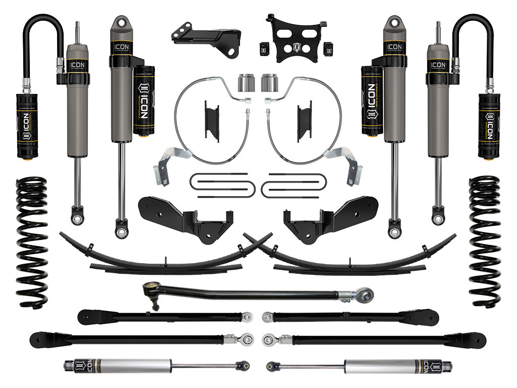 2023-2025 Ford F-250/F-350 Super Duty 4WD Gas 4.5 Inch Lift Suspension System W/ Expansion Packs Icon Vehicle Dynamics Icon Vehicle Dynamics
