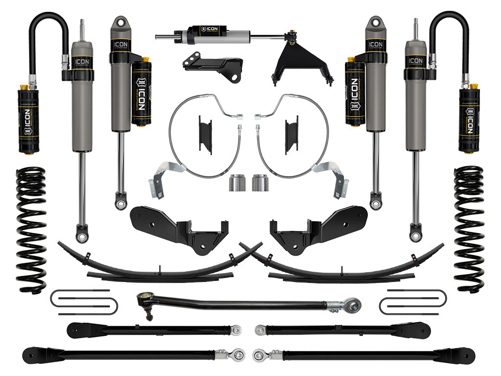 2023-2025 Ford F-250/F-350 Super Duty 4WD Gas 4.5 Inch Lift Suspension System W/ Expansion Packs Icon Vehicle Dynamics Icon Vehicle Dynamics