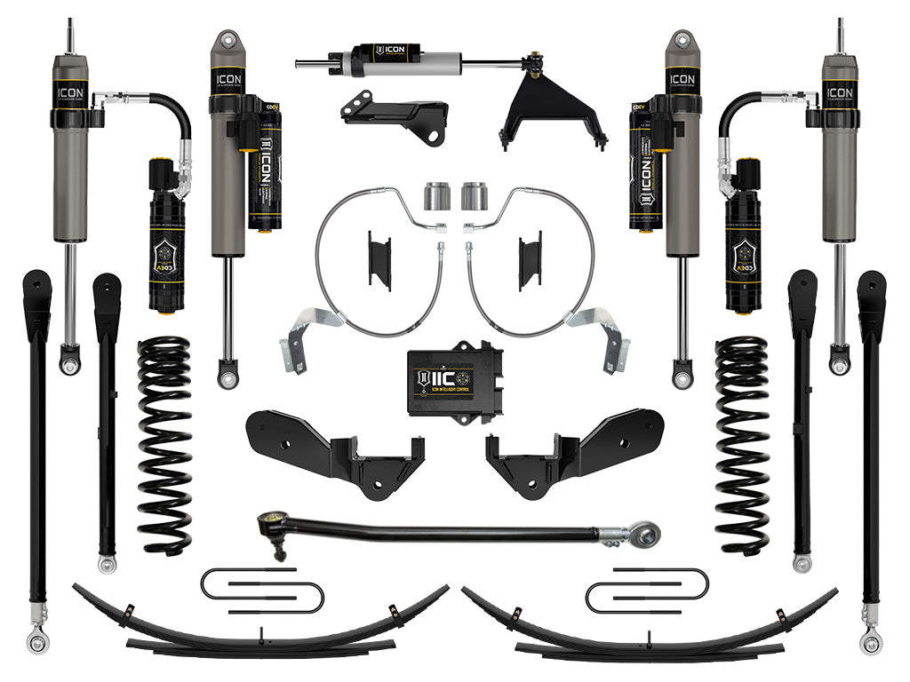 2023-2025 Ford F-250/F-350 Super Duty 4WD Gas 4.5 Inch Lift Suspension System W/ Expansion Packs Icon Vehicle Dynamics Icon Vehicle Dynamics