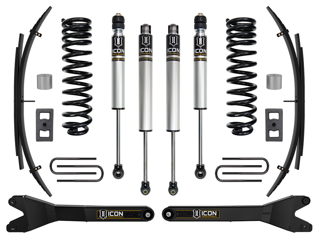 2023-2025 Ford F-250/F-350 Super Duty 4WD Gas 2.5 Inch Lift Suspension System W/ Radius Arms And Expansion Packs Icon Vehicle Dynamics Icon Vehicle Dynamics