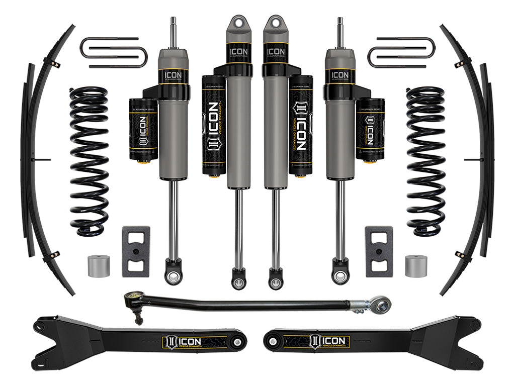 2023-2025 Ford F-250/F-350 Super Duty 4WD Gas 2.5 Inch Lift Suspension System W/ Radius Arms And Expansion Packs Icon Vehicle Dynamics Icon Vehicle Dynamics