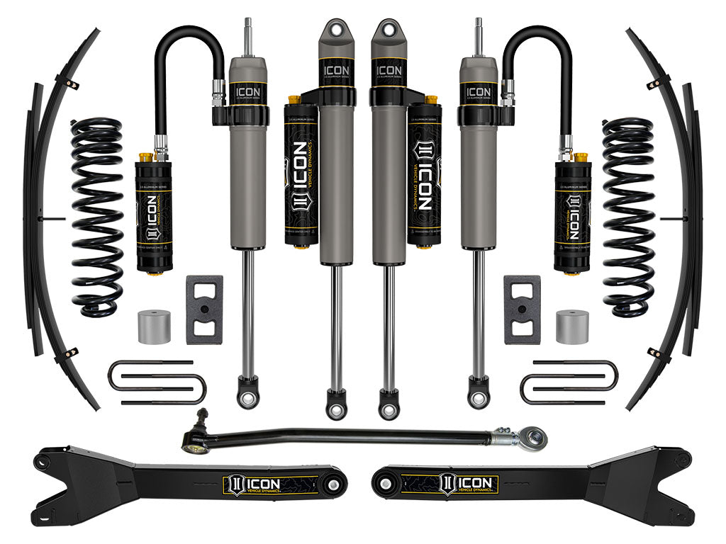 2023-2025 Ford F-250/F-350 Super Duty 4WD Gas 2.5 Inch Lift Suspension System W/ Radius Arms And Expansion Packs Icon Vehicle Dynamics Icon Vehicle Dynamics