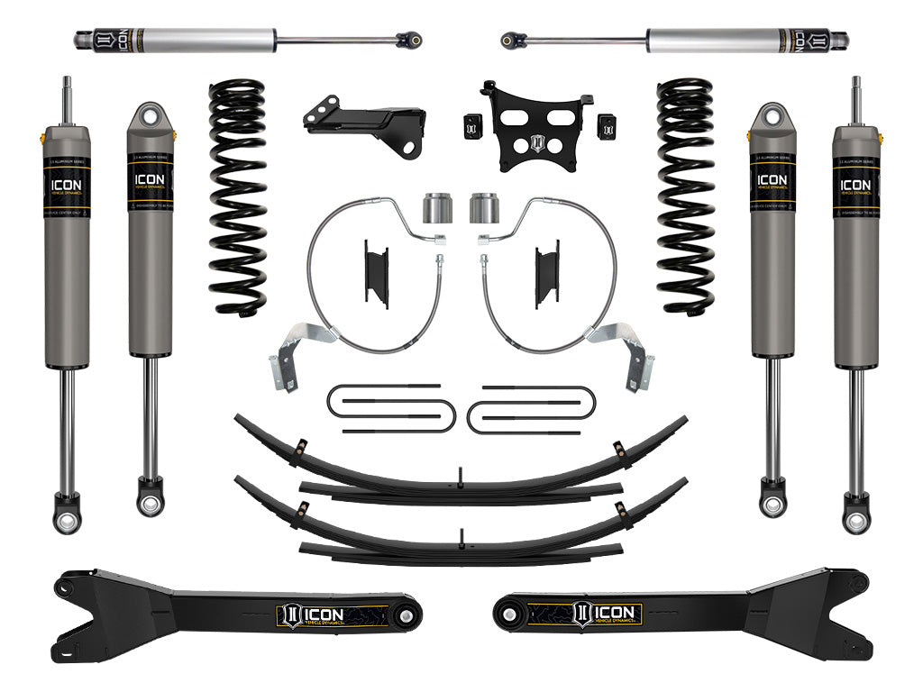 2023-2025 Ford F-250/F-350 Super Duty 4WD Gas 2.5 Inch Lift Suspension System W/ Radius Arms And Expansion Packs Icon Vehicle Dynamics Icon Vehicle Dynamics