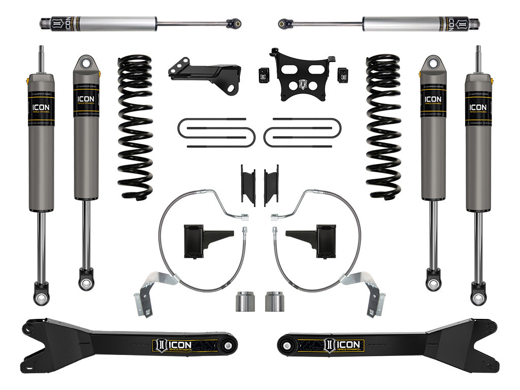 2023-2025 Ford F-250/F-350 Super Duty 4WD Gas 2.5 Inch Lift Suspension System W/ Radius Arms Icon Vehicle Dynamics Icon Vehicle Dynamics