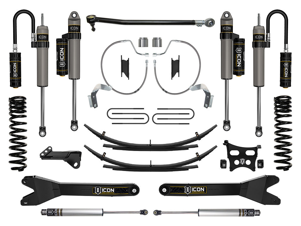2023-2025 Ford F-250/F-350 Super Duty 4WD Gas 2.5 Inch Lift Suspension System W/ Radius Arms And Expansion Packs Icon Vehicle Dynamics Icon Vehicle Dynamics