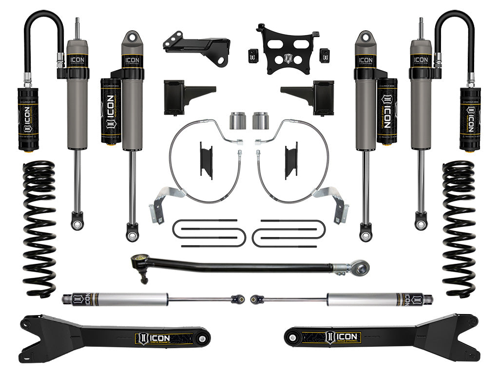 2023-2025 Ford F-250/F-350 Super Duty 4WD Gas 2.5 Inch Lift Suspension System W/ Radius Arms Icon Vehicle Dynamics Icon Vehicle Dynamics