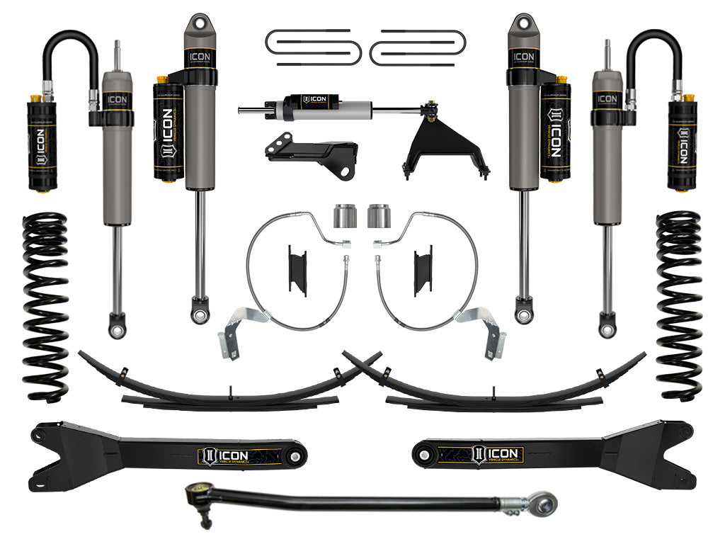 2023-2025 Ford F-250/F-350 Super Duty 4WD Gas 2.5 Inch Lift Suspension System W/ Radius Arms And Expansion Packs Icon Vehicle Dynamics Icon Vehicle Dynamics