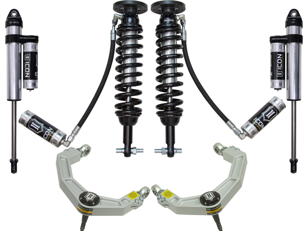 2015-2020 Ford F150 2WD 1.75-3 Inch Suspension System W Billet UCA Icon Vehicle Dynamics Icon Vehicle Dynamics