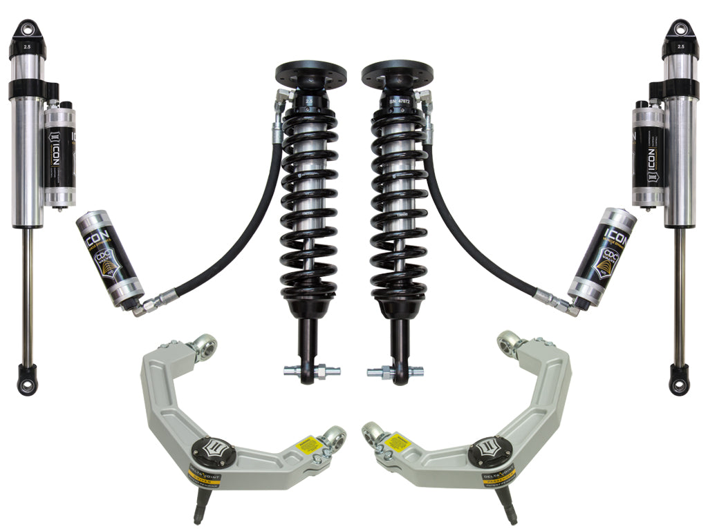 2015-2020 Ford F150 2WD 1.75-3 Inch Suspension System W Billet UCA Icon Vehicle Dynamics Icon Vehicle Dynamics