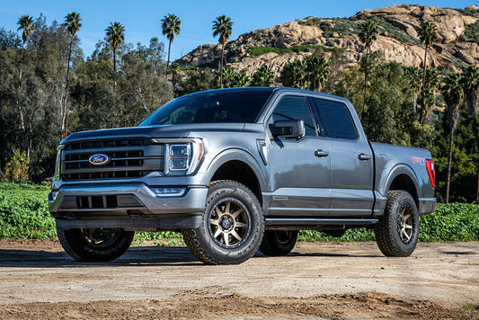 2021-2023 Ford F-150 4WD 2.75-3.5 Inch Lift Stage 2 Suspension System Tubular UCA | 2021-2024 Ford F-150 4WD 2.75-3.5 Inch Lift Stage 2 Suspension System Tubular Icon Vehicle Dynamics Icon Vehicle Dynamics